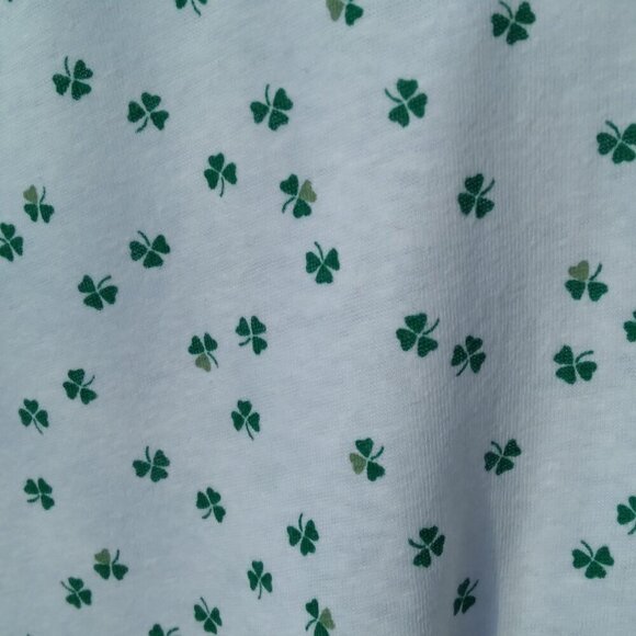 C&C California Vintage 80's Shamrock on White VNeck Tee Shirt Sz M - Picture 2 of 7